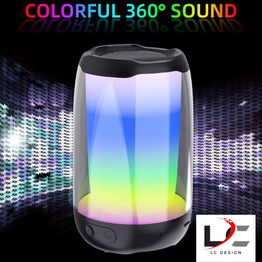 Loa bluetooth Pulse 4 Mini Led theo nhạc bass mạnh treble rời âm thanh sống động- LC DESIGN