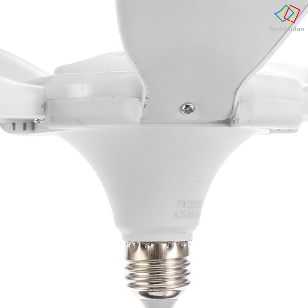 FCD☆ LED Garage Light Bulbs Deformable 5-Blades Ceiling Fixture Light Foldable Workshop Lamp