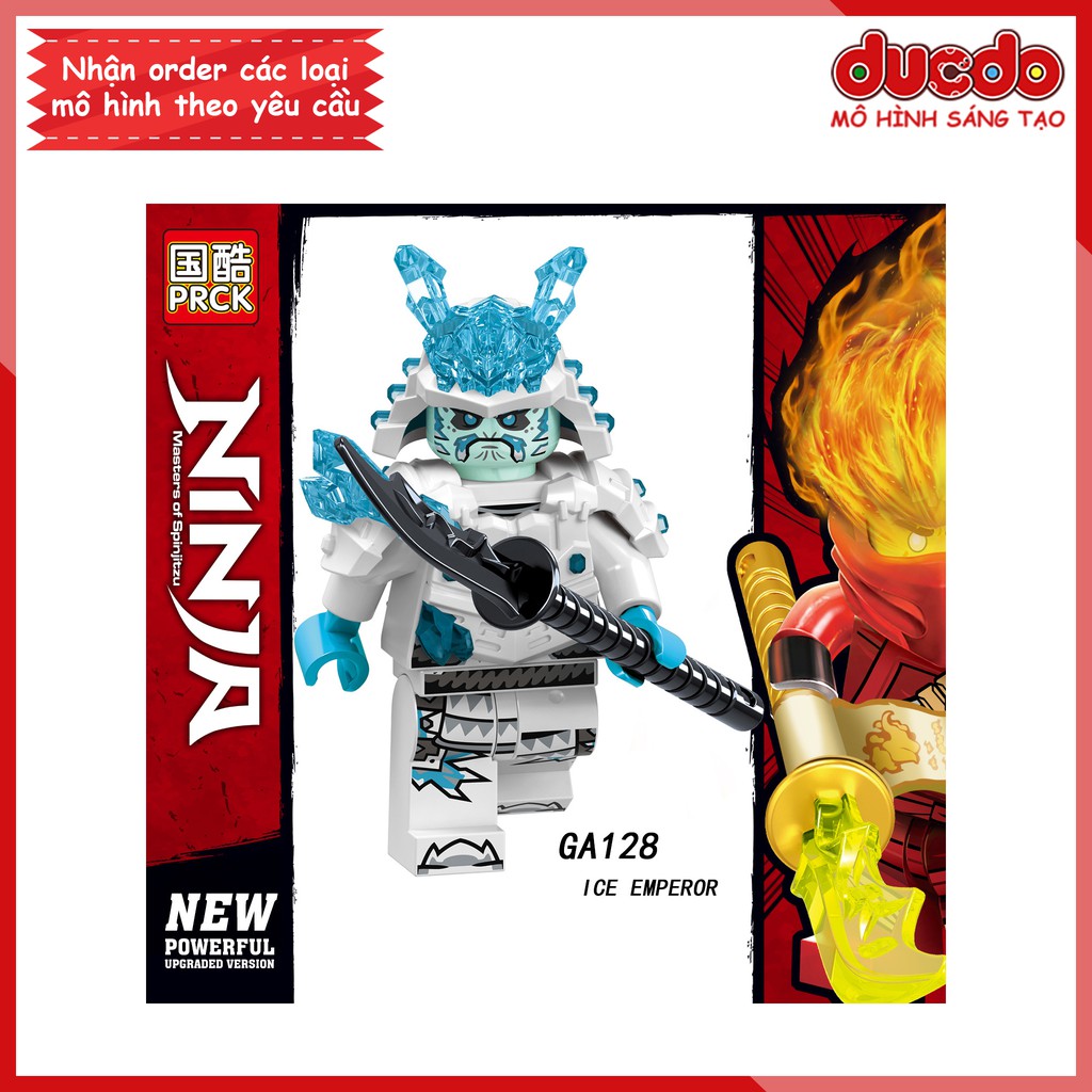 Minifigures các nhân vật Ninjago tuyệt đẹp - Đồ chơi Lắp ghép Xếp hình Mini Mô hình Ninja LeLe GA123-130