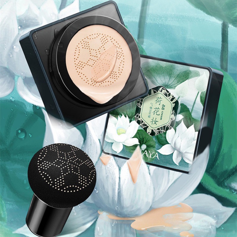 [Hàng mới về] Phấn nước BB che khuyết điểm dưỡng ẩm làm trắng da có mút trang điểm hình đầu nấm tiện lợi dễ dùng | BigBuy360 - bigbuy360.vn