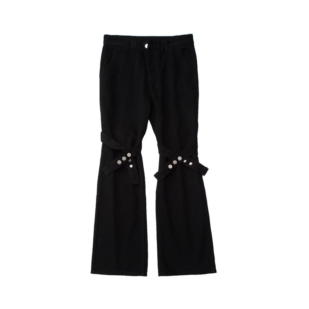 Women's Fashion Street Style Loose Flare Jeans