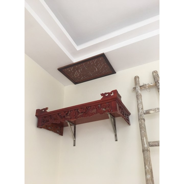 TẤM CHỐNG ÁM KHÓI BAN THỜ MỘC LINH - MÀU NÂU CHỮ THỌ KÍCH THƯỚC 41X61CM