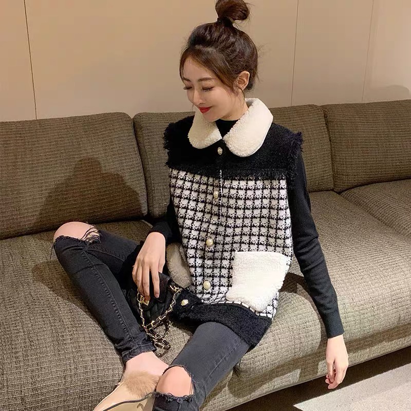 Áo gile, áo cardigan len lông munmun kiểu mới siêu hot