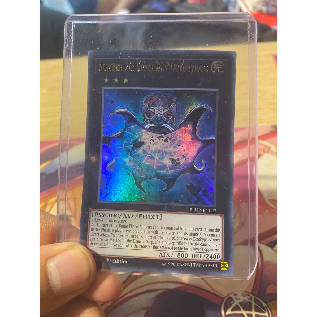 Lá bài thẻ bài Yugioh Number 26 Spaceway Octobypass-Ultra Rare - Tặng bọc bài nhựa bảo quản