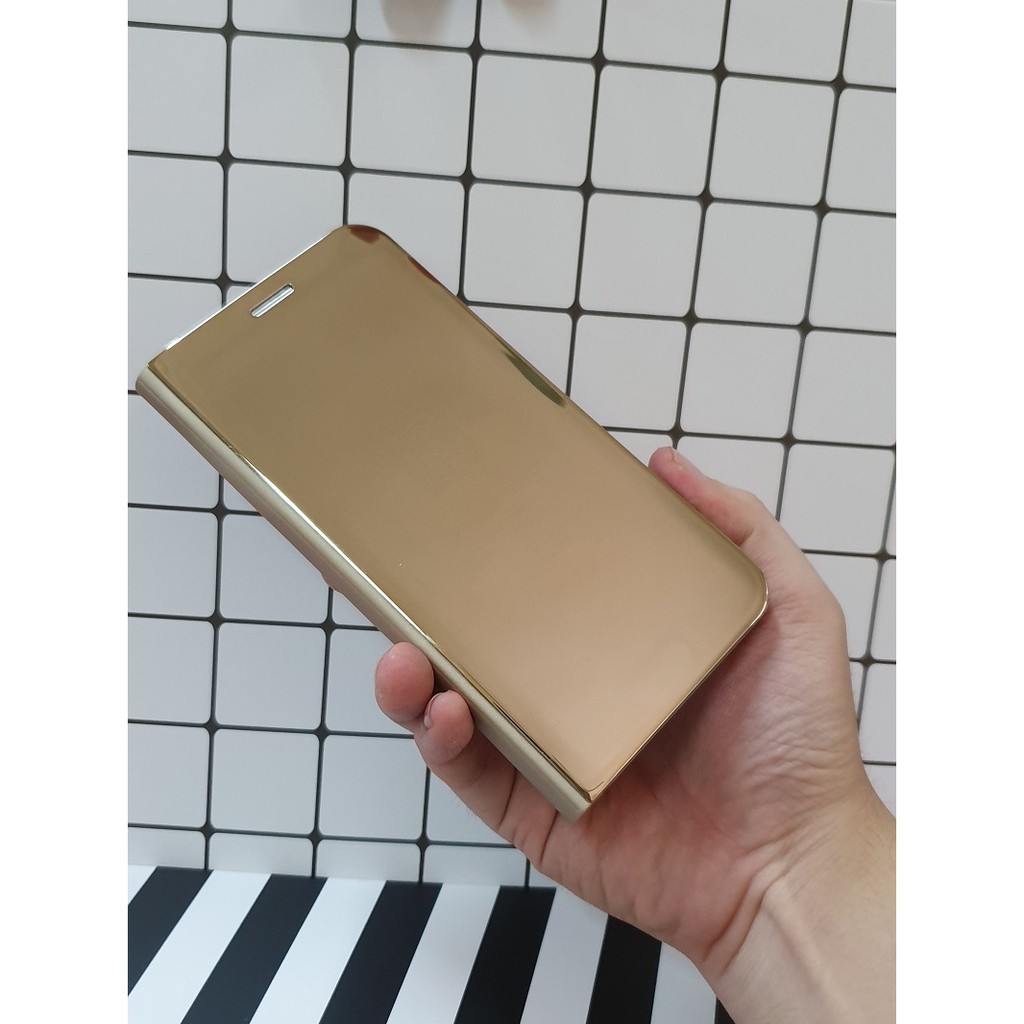 Bao da tráng gương Samsung A9 pro  - Pk666