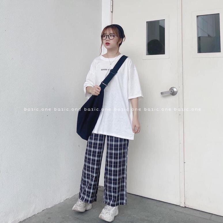 [SALE SỐC Quần Baggy Unisex Ống Suông Caro, Nam Nữ Ullzzang WIND