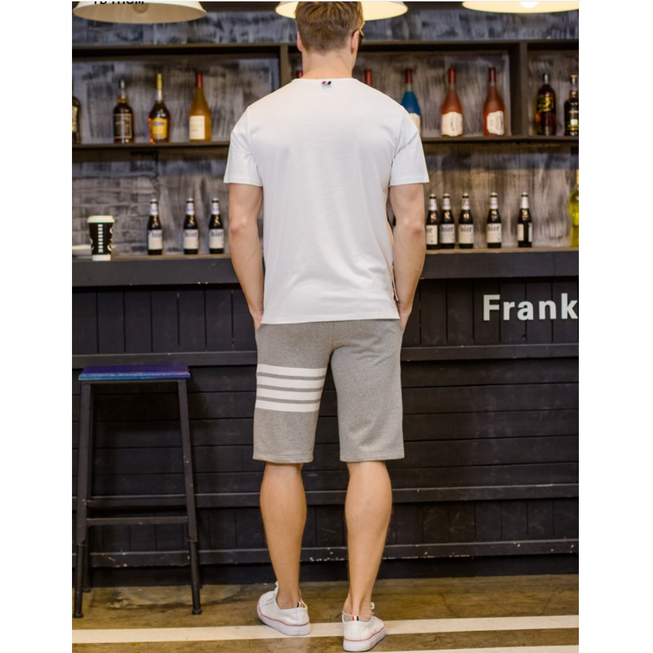 { Mới Về } Quần Short Thể Thao Nam 3 Sọc, Cotton Hàn Trẻ Trung Phong Cách Hàn Quốc Hot Trend 2021