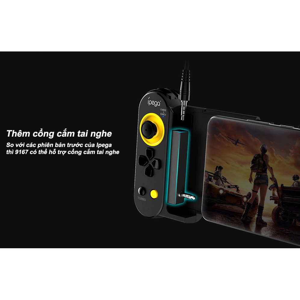 Tay cầm chơi game Bluetooth IPEGA 9167