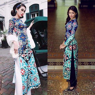 Mua Sắm Giảm Giá Áo dài cách tân cô ba - KV1686K13