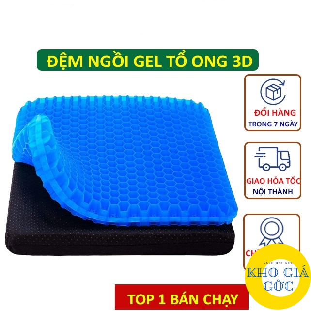 Đệm Ngồi 2 Lớp 3D Thoáng Khí MAGIC CUSHION Thoáng Khí Tuần Hoàn | Nệm Ngồi Ghế Văn Phòng Ô Tô