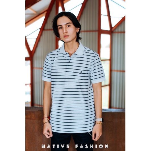 ÁO THUN POLO NAUTICA SỌC XANH