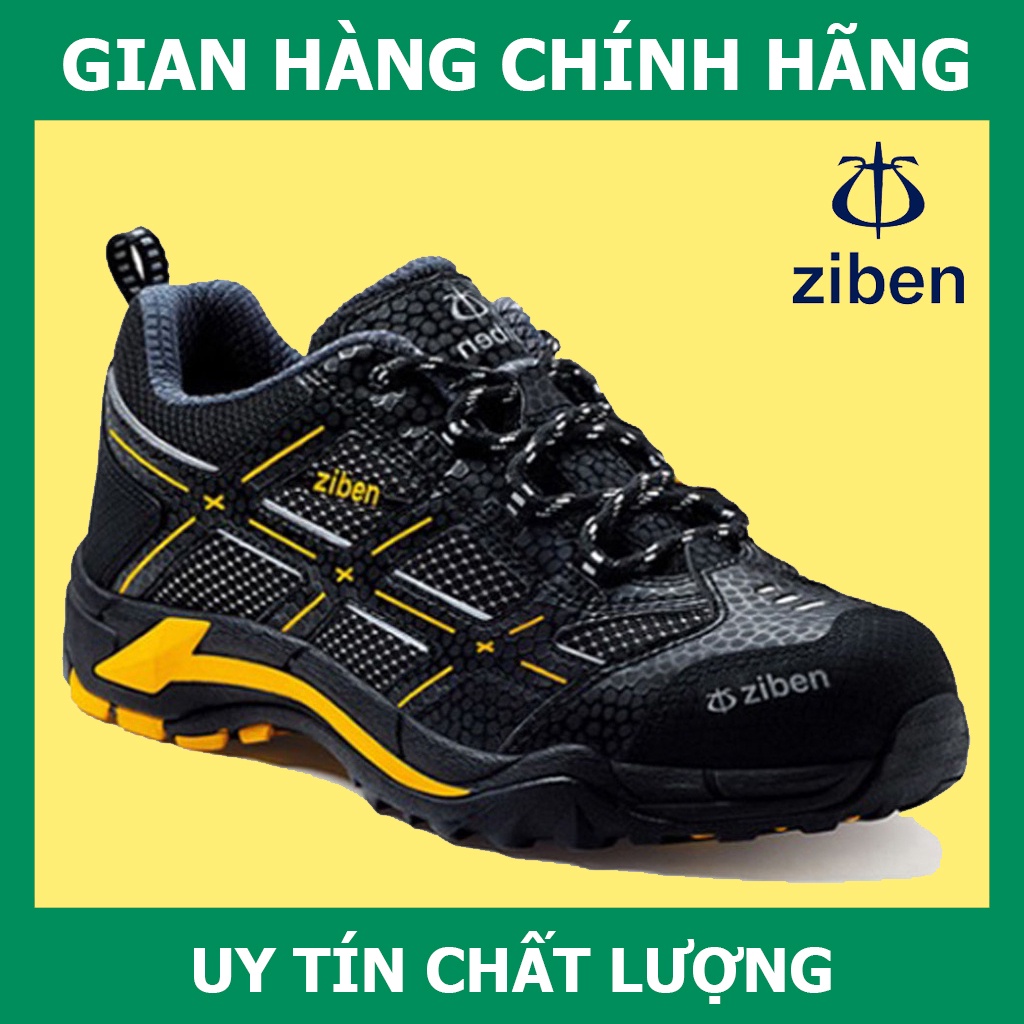Giày Bảo Hộ Hàn Quốc Ziben 193B, Chống Đâm Xuyên, Chống Va Đập