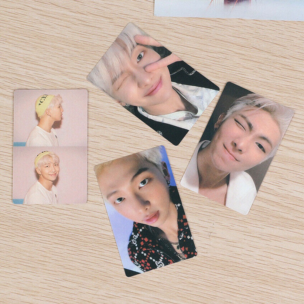 Bộ Ảnh Thẻ Hình Nhóm Nhạc Bts Bằng Giấy