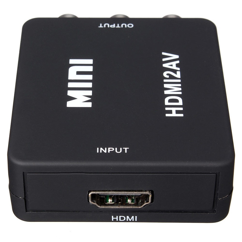 Bộ chuyển đổi tín hiệu từ HDMI sang AV Mini (Đen) - HDMI to AV Mini (Black)