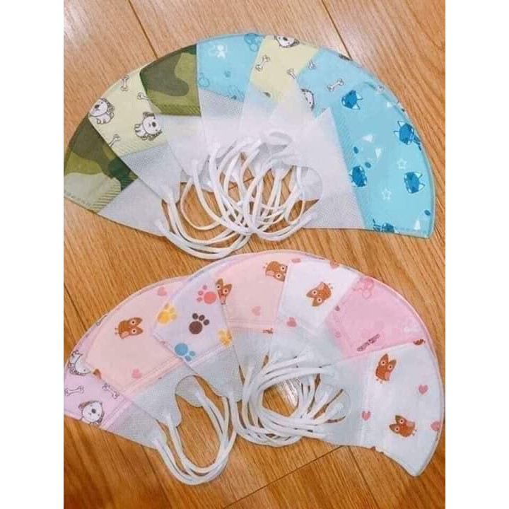Khẩu trang kháng khuẩn xuất Nhật set 5 cái cho bé