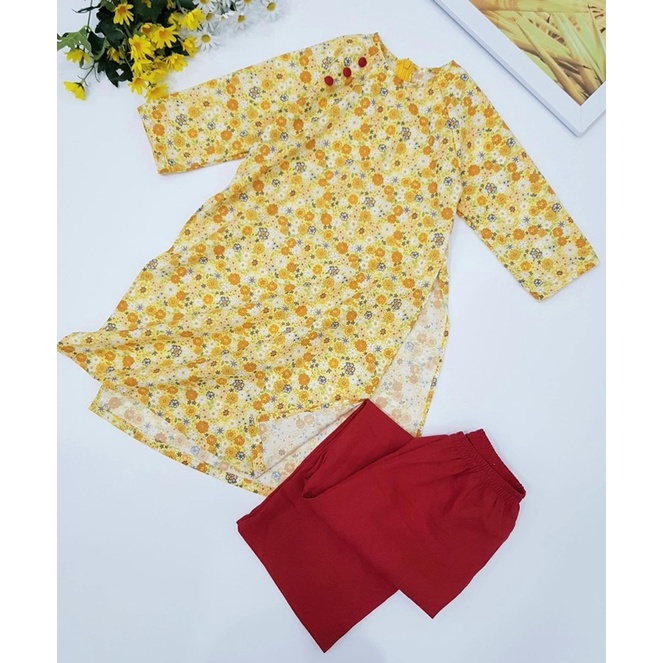 vải thô cotton hoa hồng tròn 100% cotton mềm mát