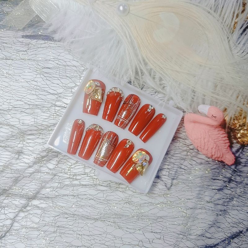 Móng giả đính đá [ Nails box thiết kế ]