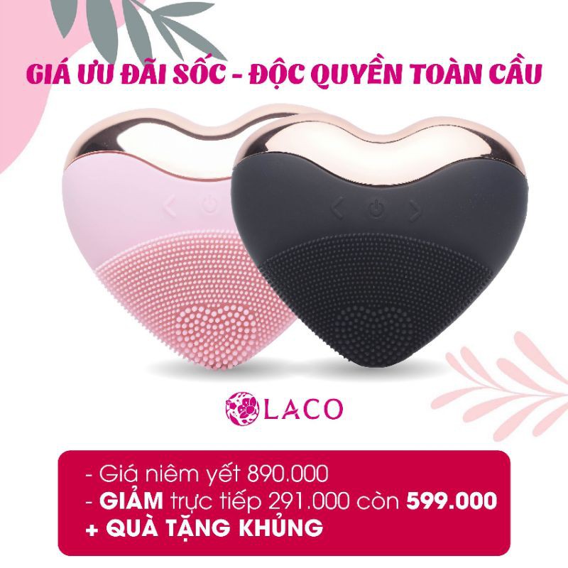 🔥 Máy Rửa Mặt LACO🔥 Chính Hãng⚡Nâng Cơ, Xoá Nhăn, Đánh Bay Mụn Cám, Mụn Đầu Đen, Loại Bỏ Dầu Thừa⚡️ | BigBuy360 - bigbuy360.vn