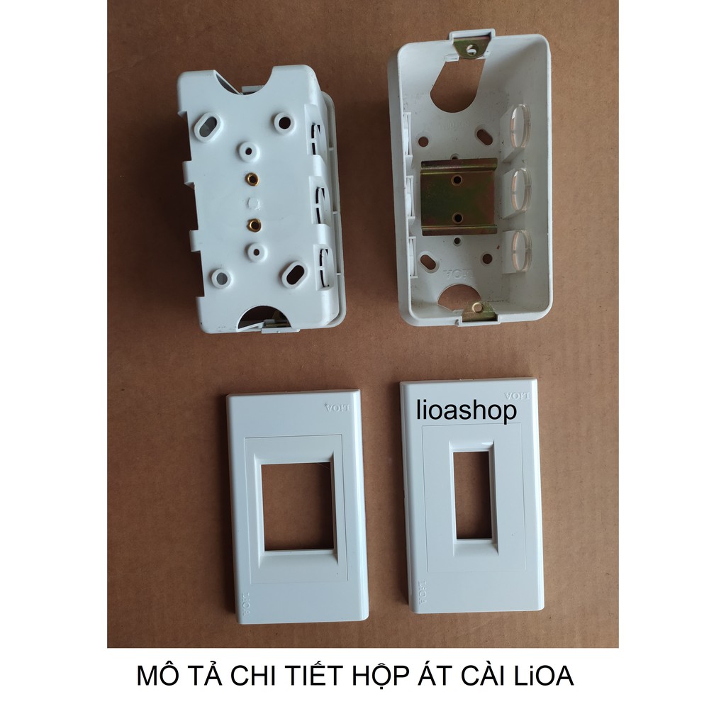 HỘP CHỨA ÁT ĐON, ÁT ĐÔI LẮP CHÌM LiOA - DÙNG CHO ÁT CÀI.
