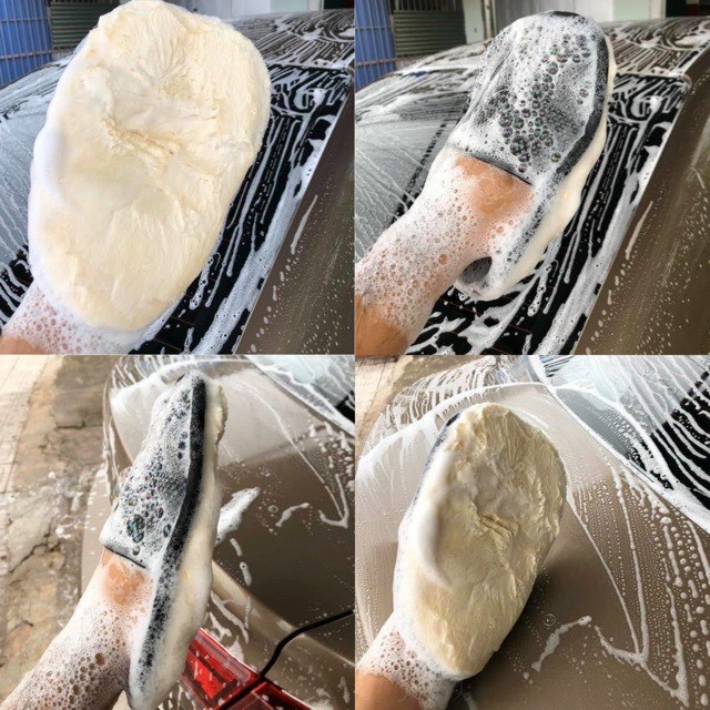 Găng tay rửa xe lông cừu MỀM MỊN