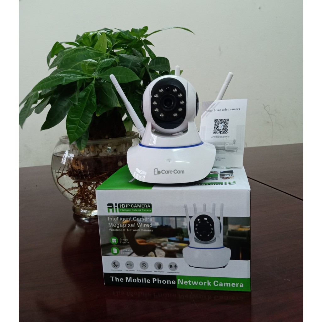 Camera WiFi 3 Râu ONVIZCAM V3 1080P 2MP - Carecam An Ninh Trong Nhà  -Xoay Theo Chuyển Động | BigBuy360 - bigbuy360.vn