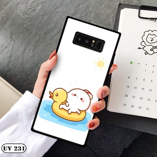 Ốp lưng nhám in hình 3D Samsung Galaxy Note 8