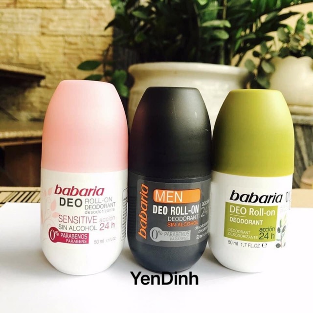 LĂN KHỬ MÙI SENSITIVE BABARIA  50ml