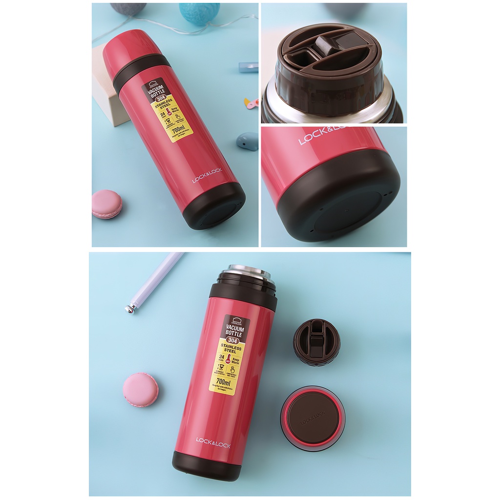 Bình giữ nhiệt Lock&amp;Lock City Vacuum Bottle Olympic Montreal 700ml LHC1448