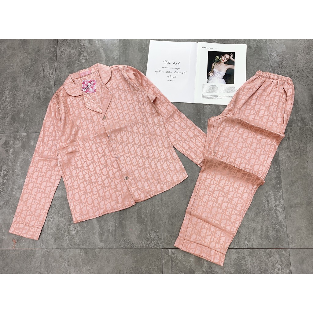 [Siêu Hot] Bộ đồ Pijama💖 Bộ lụa gấm cao cấp Cộc Tay-Quần Dài [HÀNG ĐẸP CHUẨN] | BigBuy360 - bigbuy360.vn