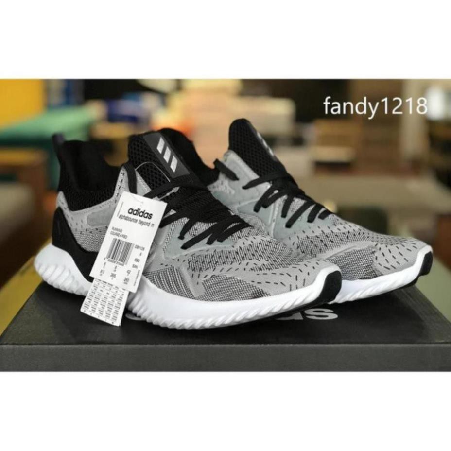 [Sale 3/3]Giày Thể Thao AlphaBounce Beyond Xám Khói P09 L *