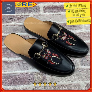 Sục nam mũi nhọn cao cấp giá rẻ, Giày lười không gót thời trang phong cách trẻ trung lịch lãm - Mã GEA58