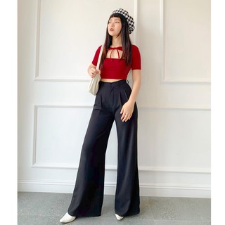 T-JU Quần suông ống rộng QFL005