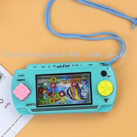 Máy chơi game trẻ em bấm nước bắn vòng