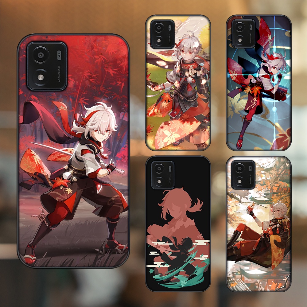 Ốp lưng Vivo Y01 viền đen in hình Kazuha Genshin Impact