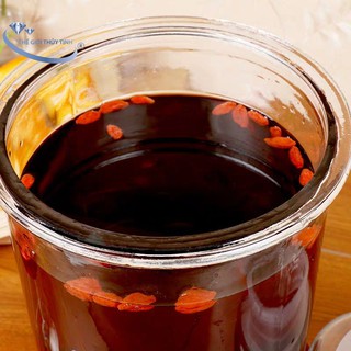 Bình Thủy Tinh Ngâm Rượu Sâm 3 Lít Trơn