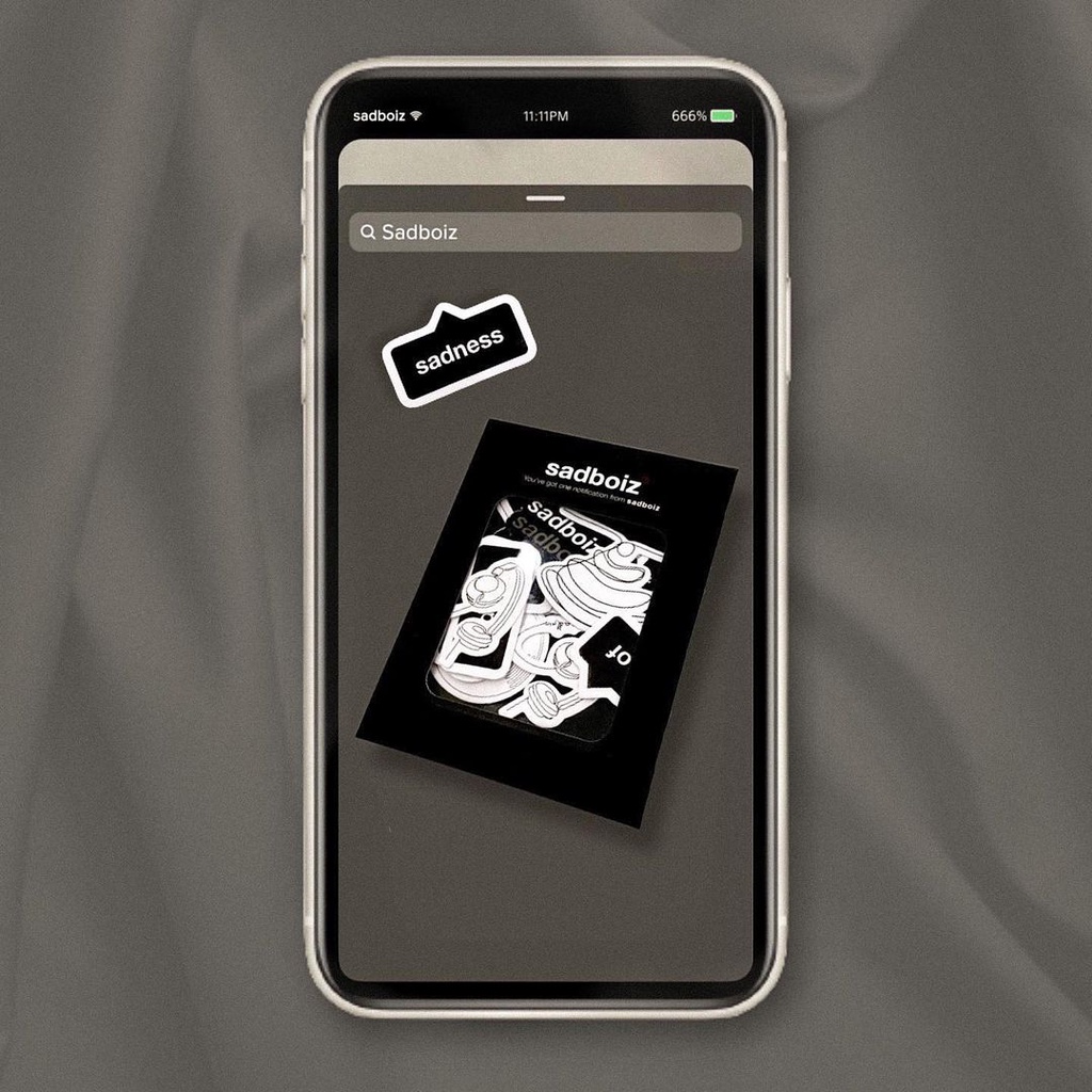 SADBOIZ STICKER SET, Phụ kiện Set Nhãn Dán