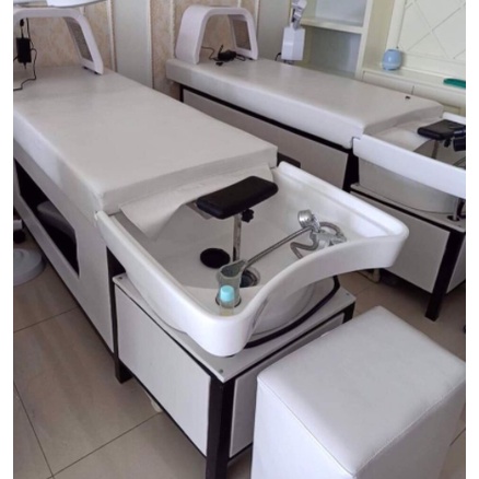 Giường Massage Spa gội đầu massage 2in1 tai thỏ kiểu mới - giường gội đầu dưỡng sinh