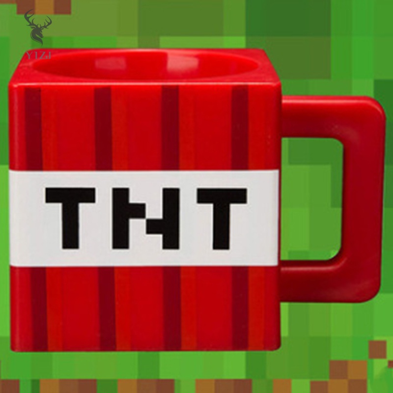 Cốc Vuông 230ml In Hình Nhân Vật Minecraft 3D 230ml Độc Đáo Dùng Làm Quà Tặng