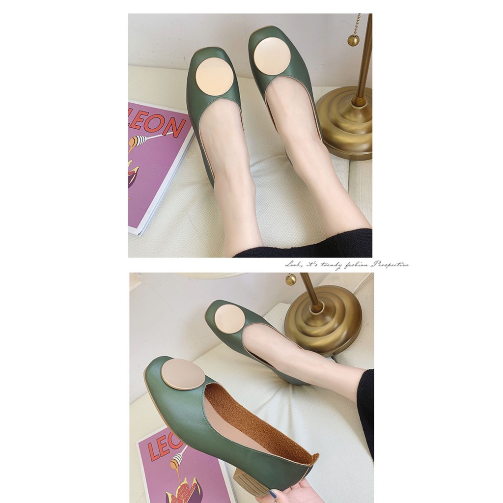 Giày Búp Bê Mũi Vuông Thời Trang 2021 Phong Cách Hàn Quốc Cho Nữ | BigBuy360 - bigbuy360.vn