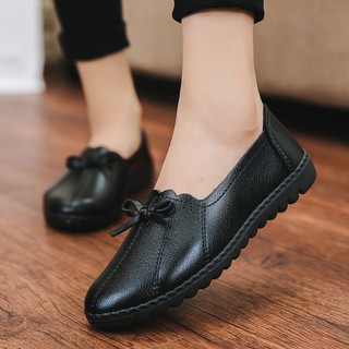 Giày búp bê đế mềm phổ thông thời trang cho nữ trung niên