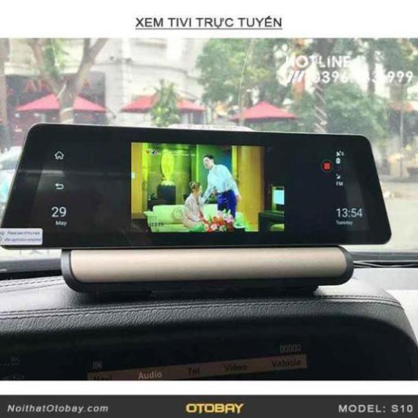 [Giảm giá]  [RẺ SỐ 1 SHOPEE] Camera hành trình Taplo 10 inc Android/4G/GPS/Wifi/ADAS VietMap l