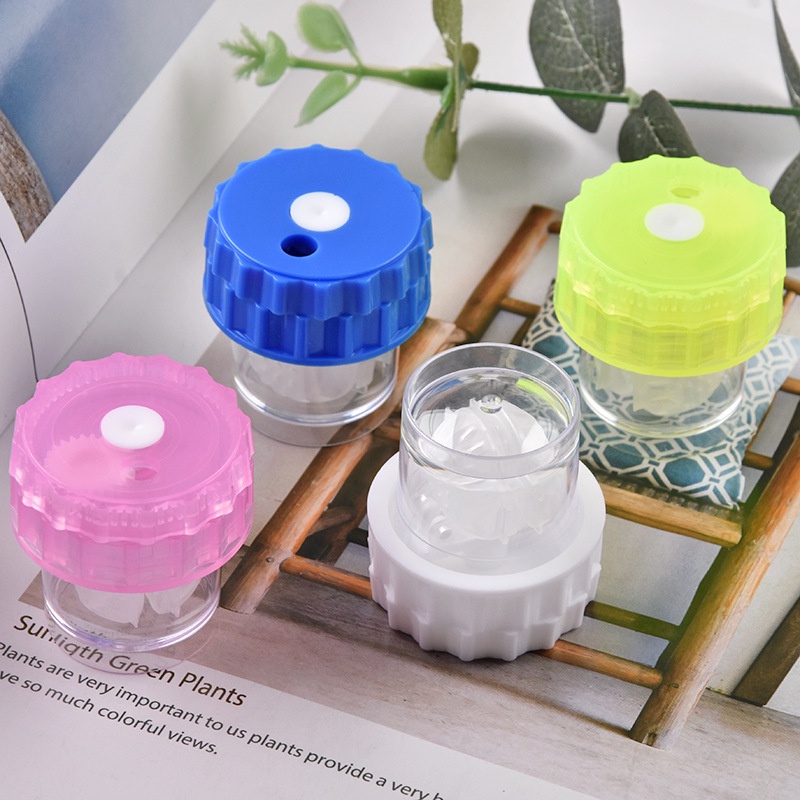 1 Dụng Cụ Làm Sạch Kính Áp Tròng Có Thể Xoay Được