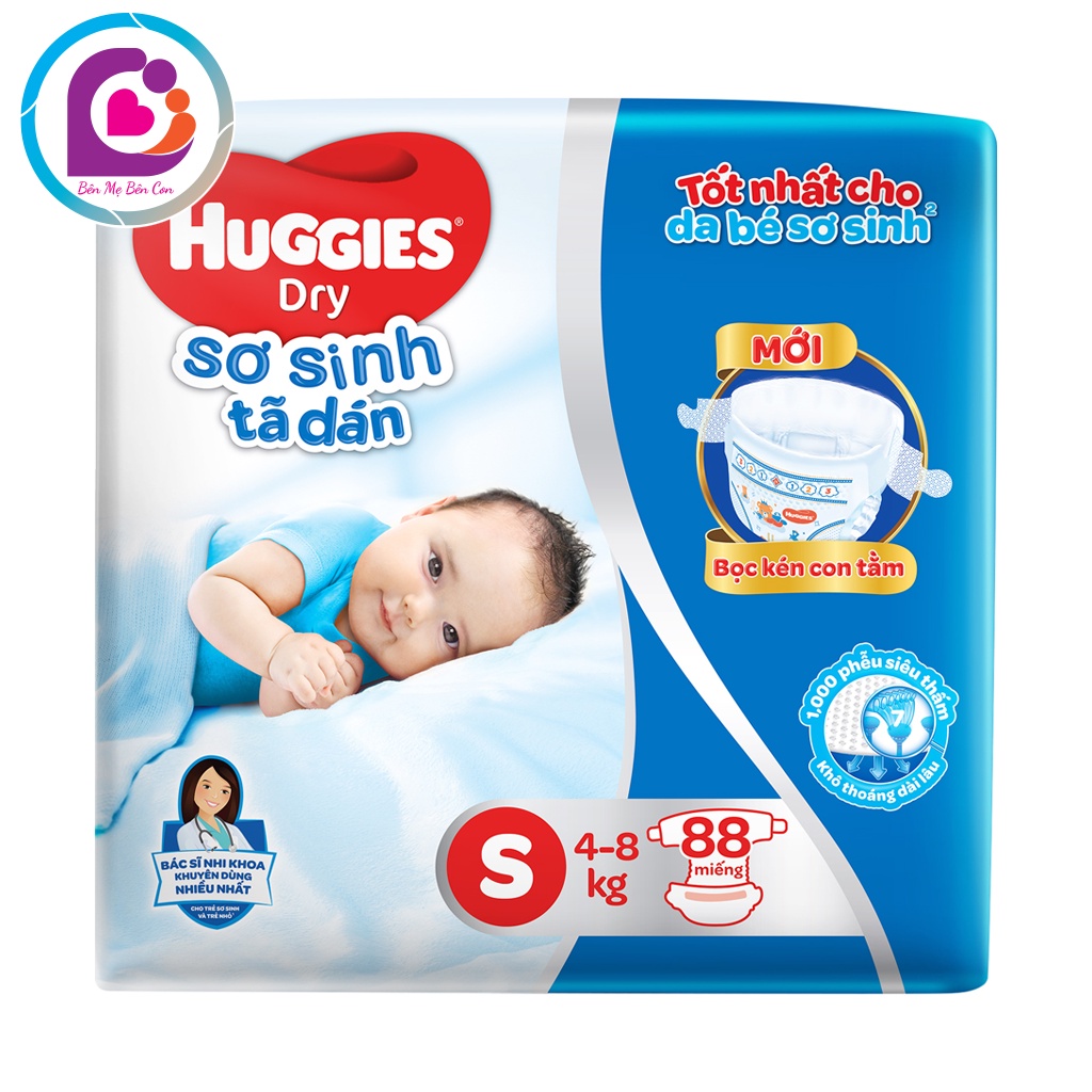 Bỉm dán / Tã dán Huggies size S24/ S56/ S88