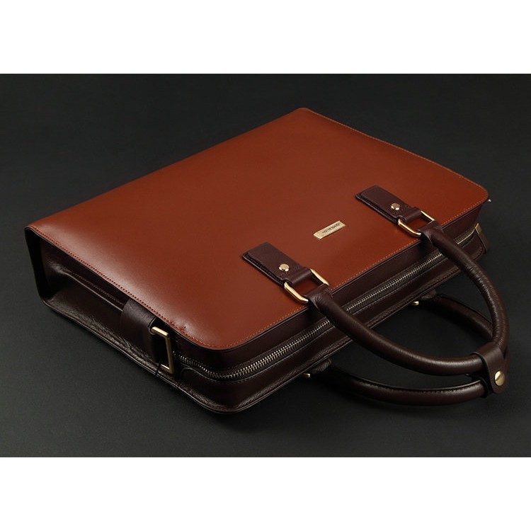 Cặp da công sở, da thật REDPIS 1101