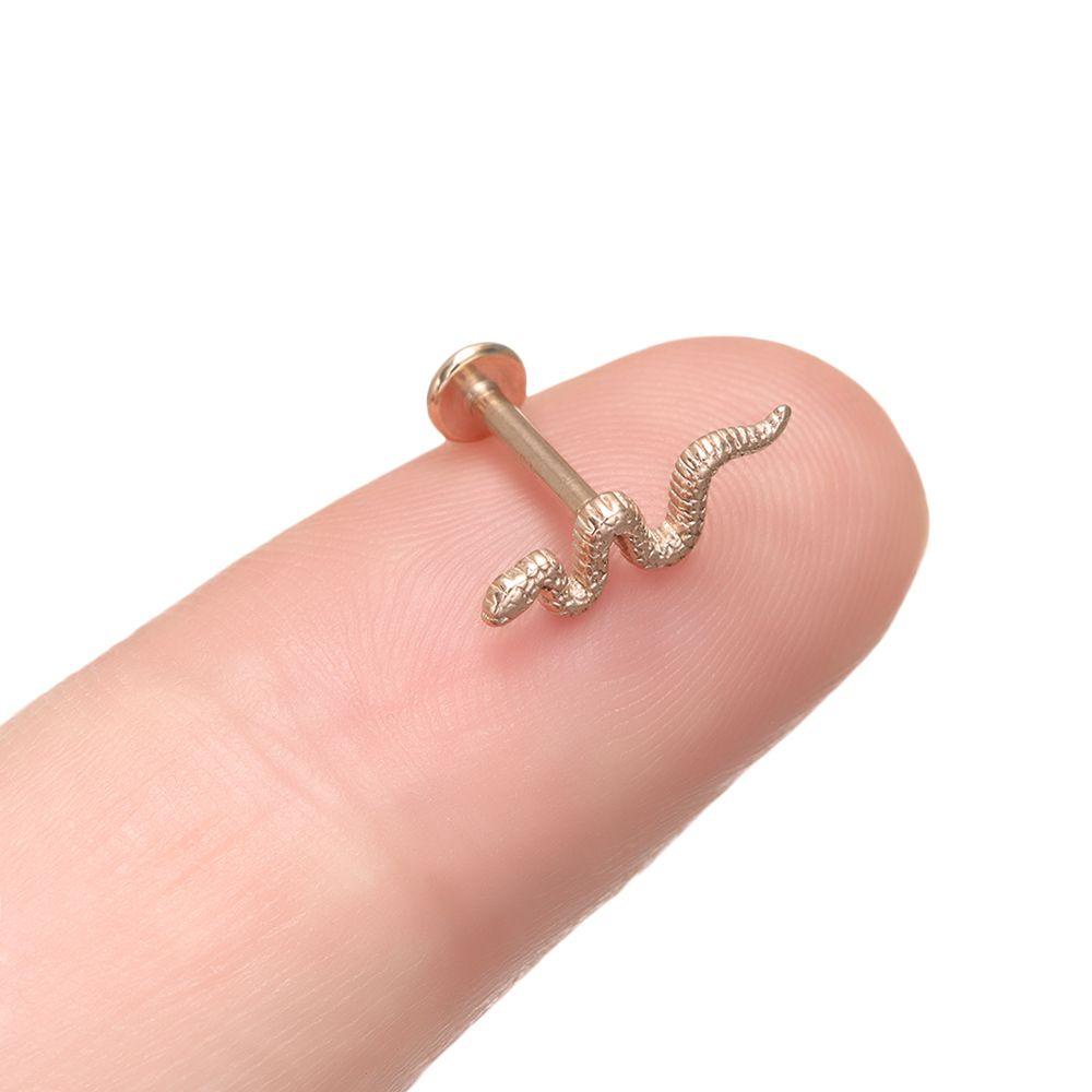 1 Khuyên Tai Hình Rắn Cá Tính