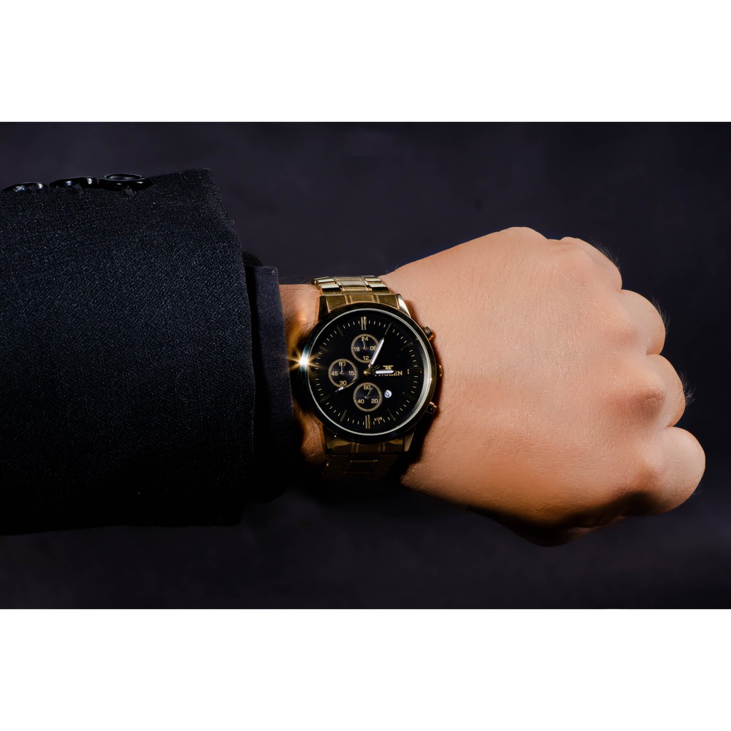 [Ảnh thật] Đồng hồ thời trang Nam - Kim loại, FNGEEN (41mm). | BigBuy360 - bigbuy360.vn