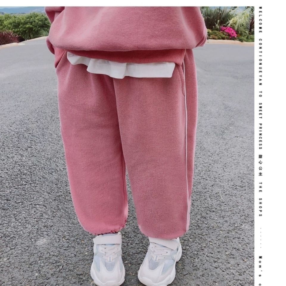 Bộ Đồ Thể Thao Áo Sweater Giả Hai Mảnh Phong Cách Nhật Hàn Thời Trang Mùa Thu 2022 Cho Bé Gái