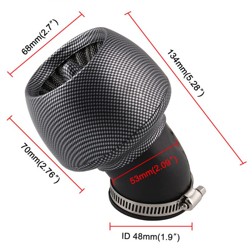 Bộ Lọc Khí 42mm Thay Thế Thông Dụng Cho Xe Máy Địa Hình ATV Dirt Bike 150cc-250cc