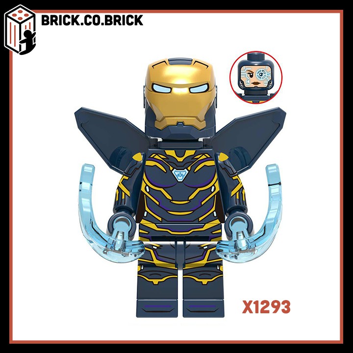 Lego Siêu Anh Hùng Mô Hình Đồ Chơi Lắp Ráp Marvels War Machine Thor Black Widow Captain Pepper X0261