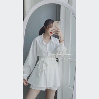 Set áo sơ mi kèm quần